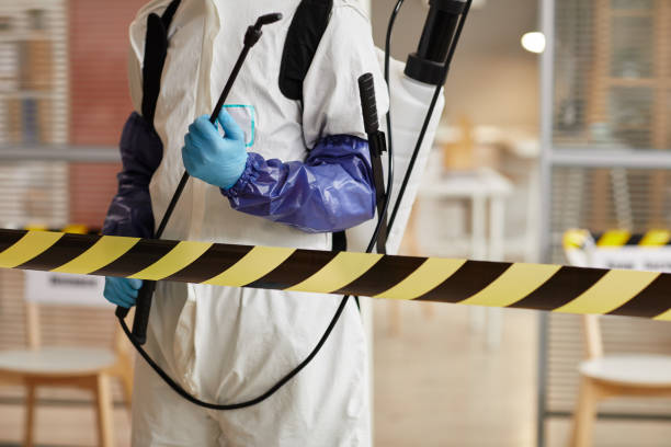 Professional Biohazard Cleanup technician working in Kingwood, TX